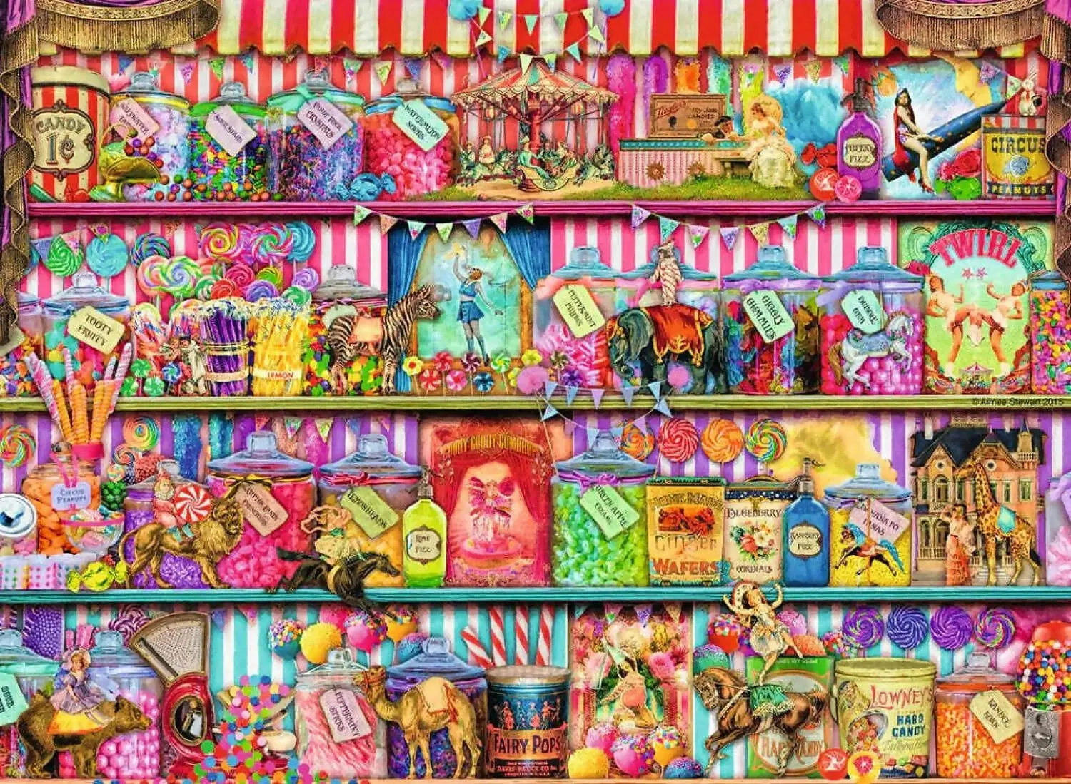 Ravensburger - Sweet Shop Aimee Stewart Jigsaw Puzzle 500 Pieces