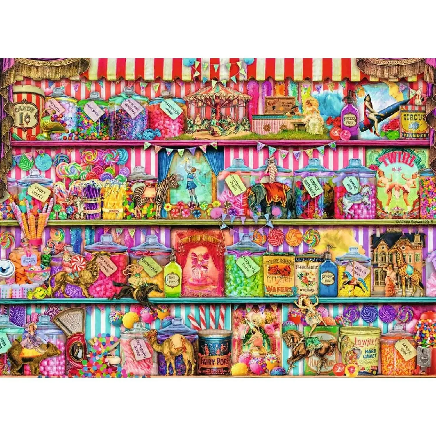 Ravensburger - Sweet Shop Aimee Stewart Jigsaw Puzzle 500 Pieces