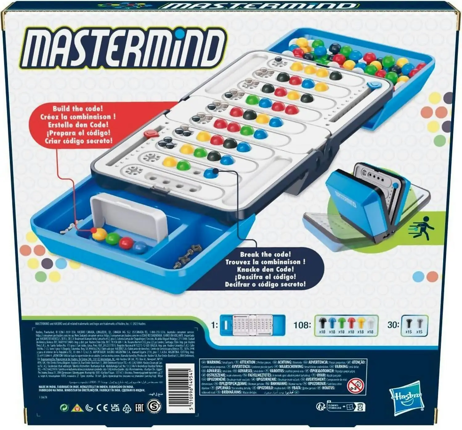 Mastermind Board Game For Families And Kids The Classic Code Cracking Game Family Gifts Family Games - Hasbro