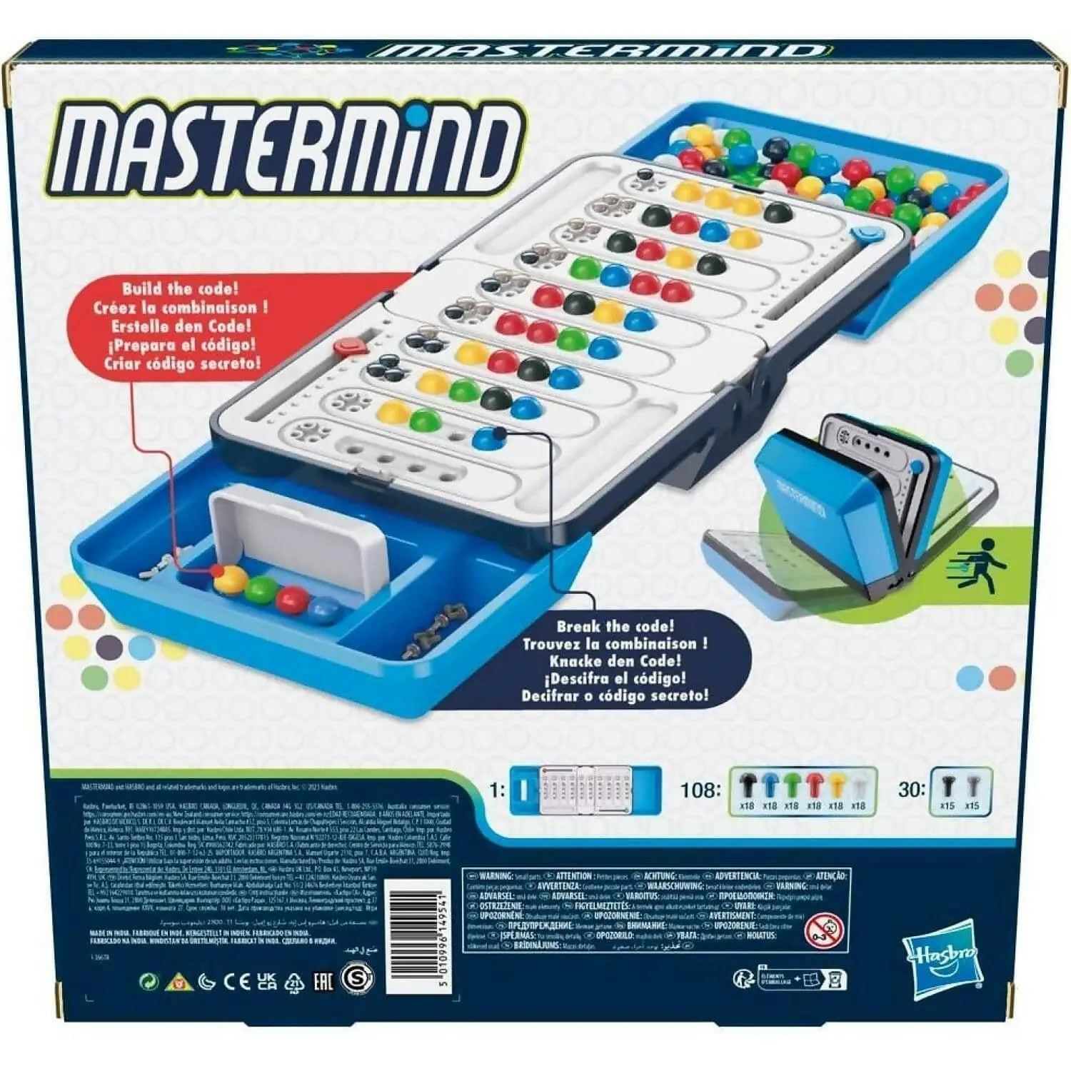 Mastermind Board Game For Families And Kids The Classic Code Cracking Game Family Gifts Family Games - Hasbro