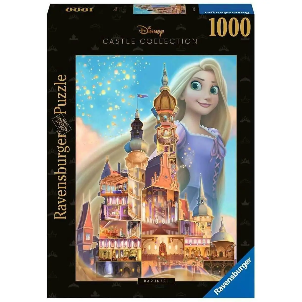 Ravensburger - Disney Castles Rapunzel Jigsaw Puzzle 1000 Pieces