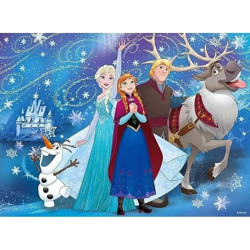 Ravensburger - Disney Frozen Glittery Snow Jigsaw Puzzle 100 Pieces