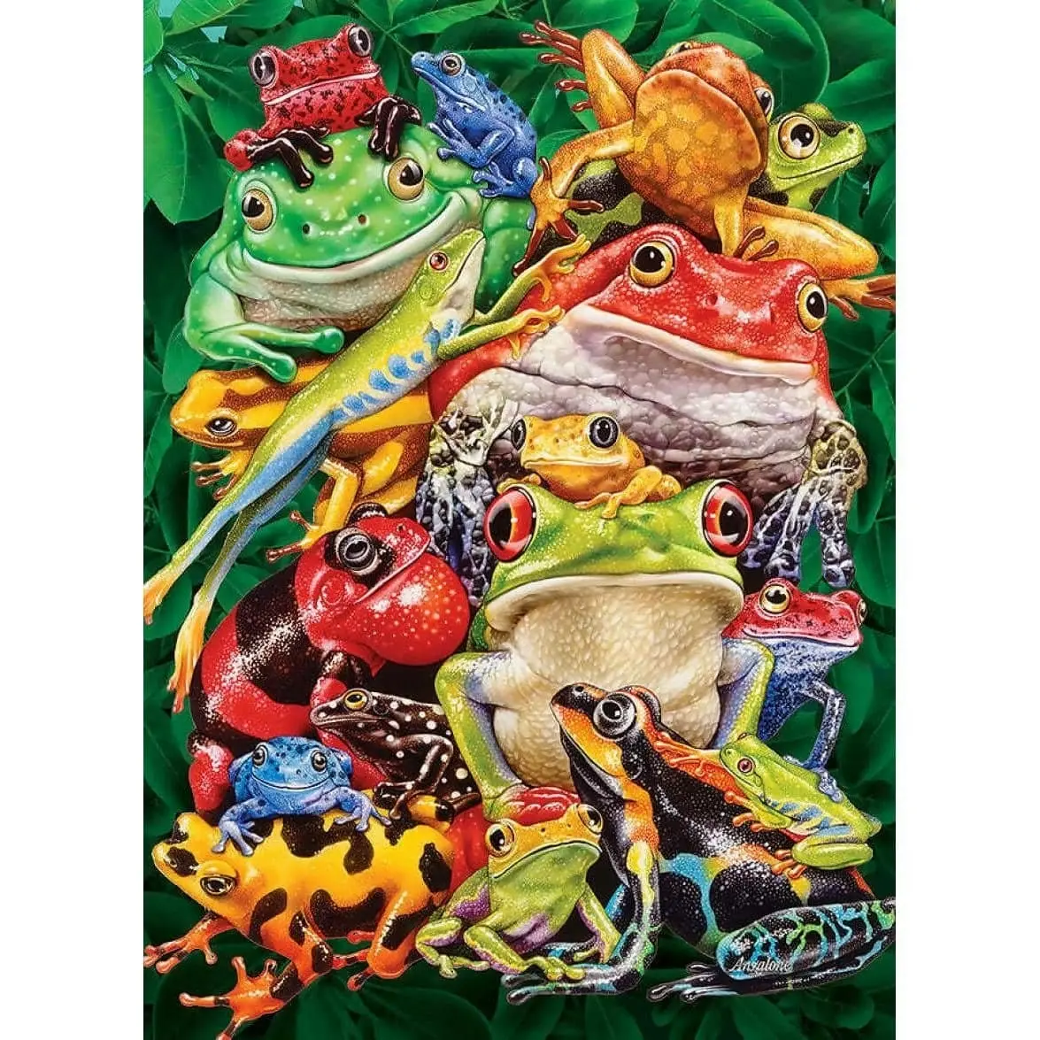 Cobble Hill - Frog Business - Jigsaw Puzzle 1000 Pieces