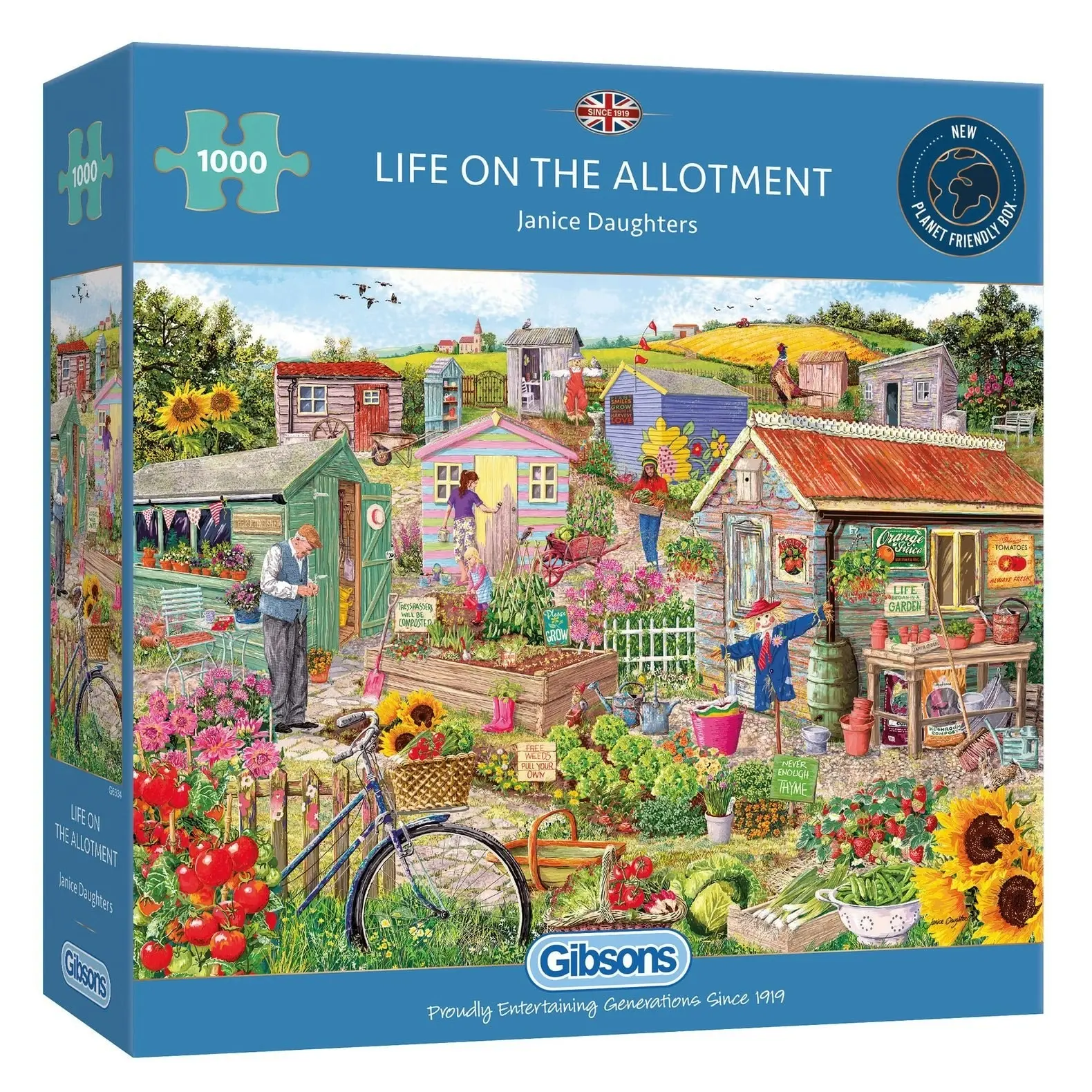 Gibsons - Life On The Allotment - Jigsaw Puzzle 1000 Pieces