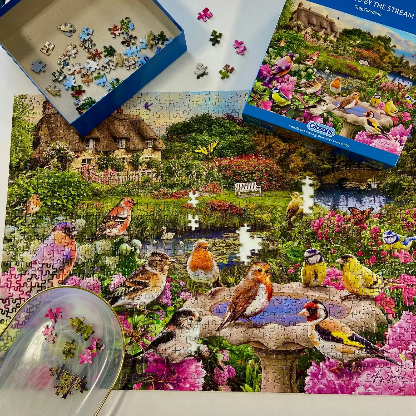 Gibsons - Birdsong By The Stream - Jigsaw Puzzle 1000 Pieces