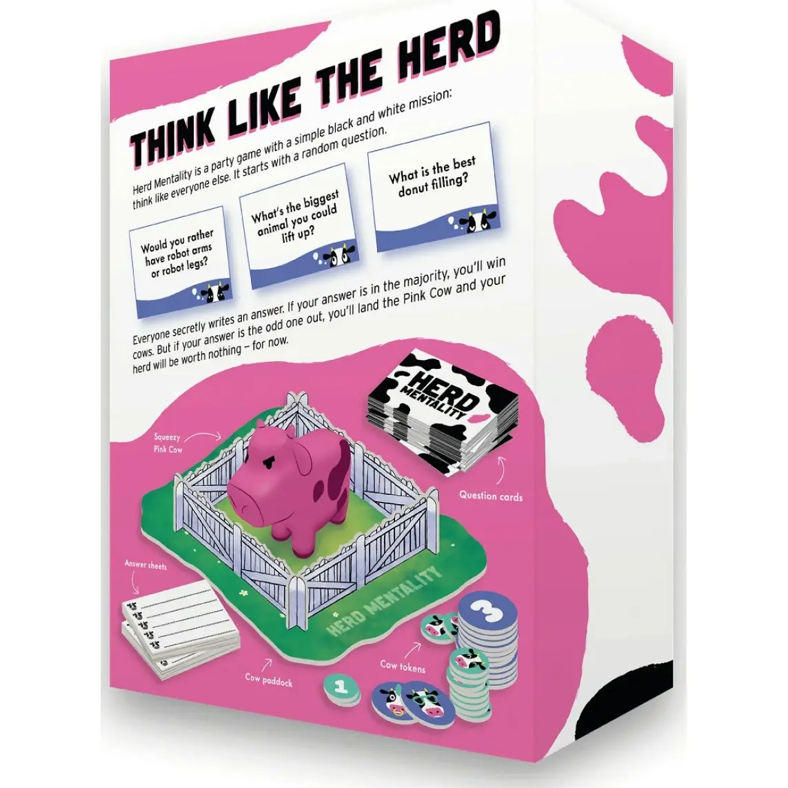 Herd Mentality Family Party Board Game By Big Potato