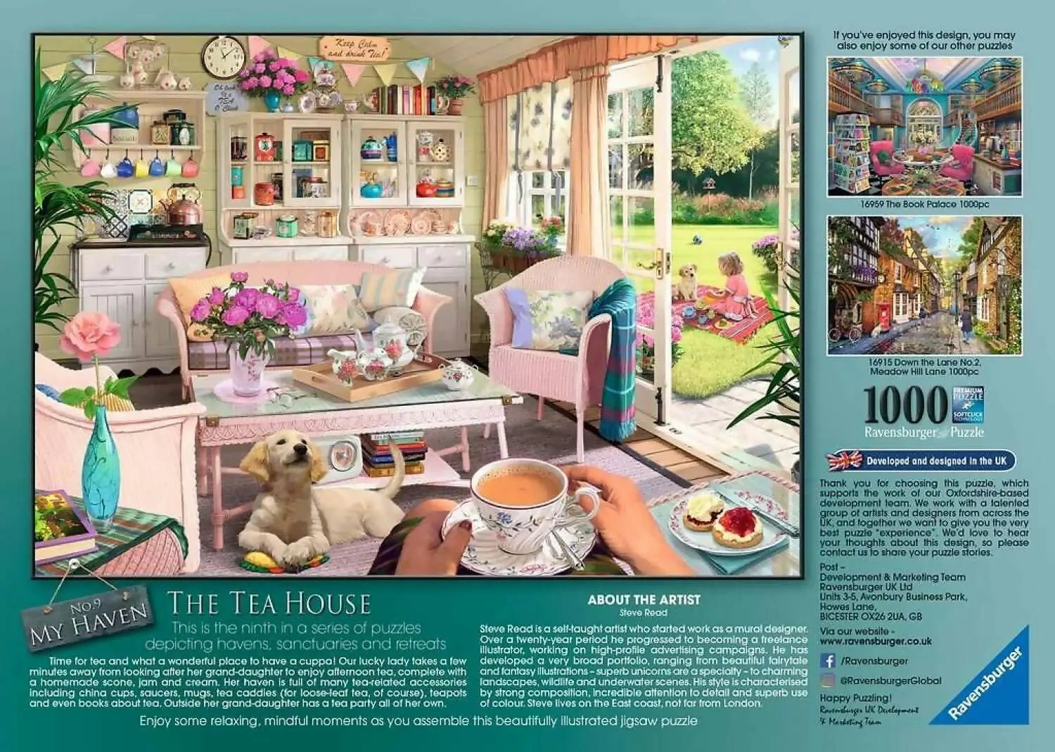 Ravensburger - The Tea House Jigsaw Puzzle 1000 Pieces