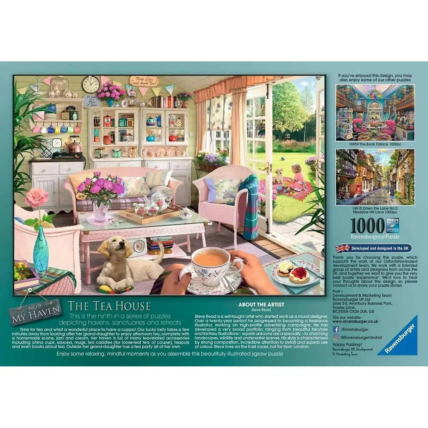 Ravensburger - The Tea House Jigsaw Puzzle 1000 Pieces