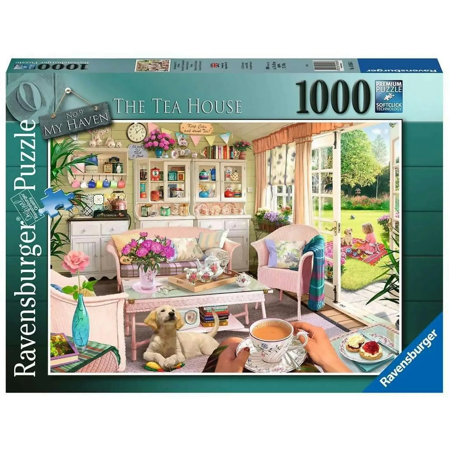 Ravensburger - The Tea House Jigsaw Puzzle 1000 Pieces