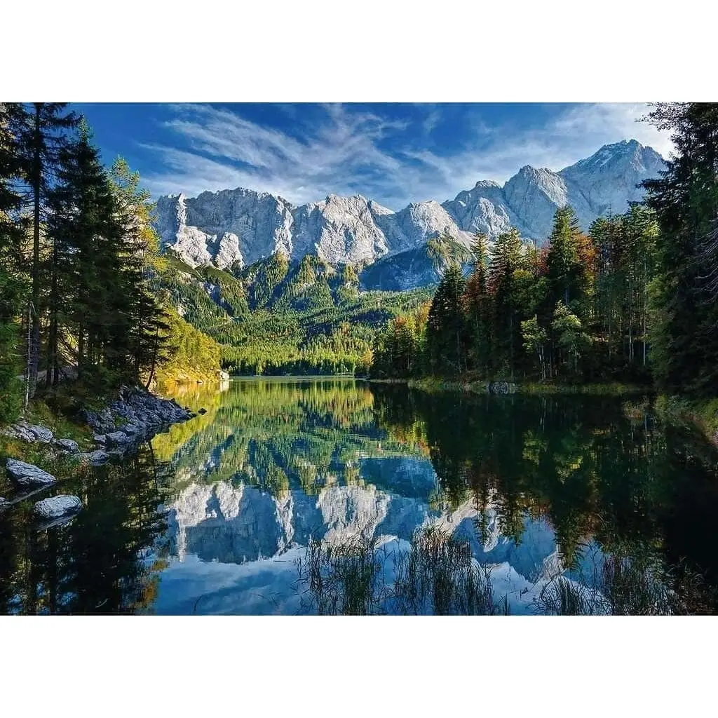 Ravensburger - Majestic Eibsee With Wetterstein Mountains Jigsaw Puzzle 1000 Pieces