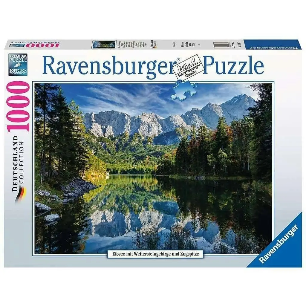 Ravensburger - Majestic Eibsee With Wetterstein Mountains Jigsaw Puzzle 1000 Pieces