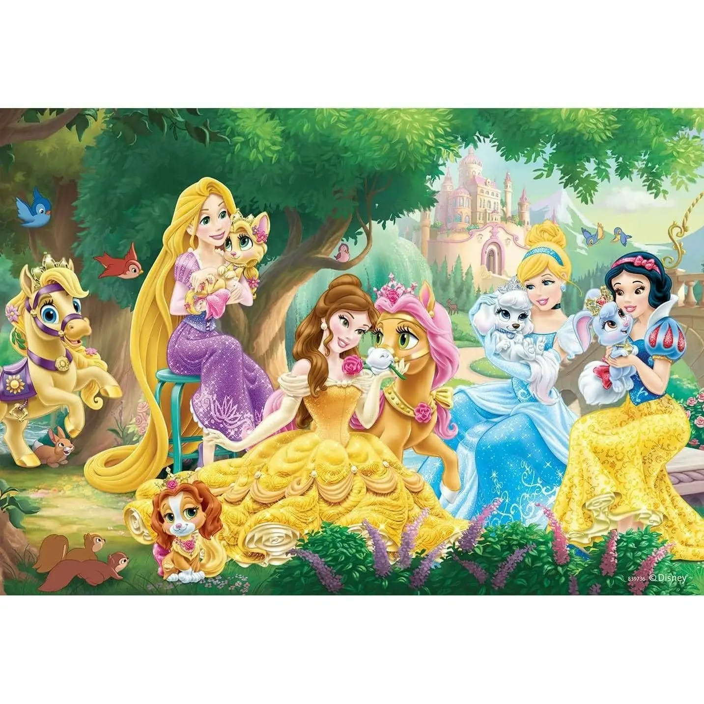 Ravensburger - Best Friends Of The Princess Jigsaw Puzzle 2x24 Pieces