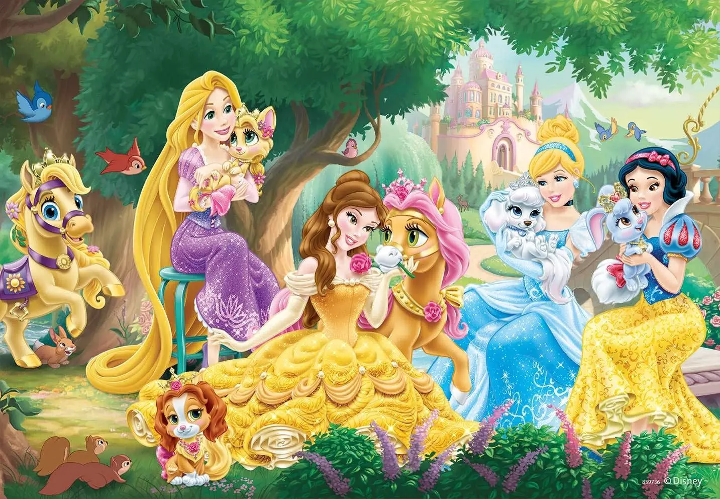 Ravensburger - Best Friends Of The Princess Jigsaw Puzzle 2x24 Pieces