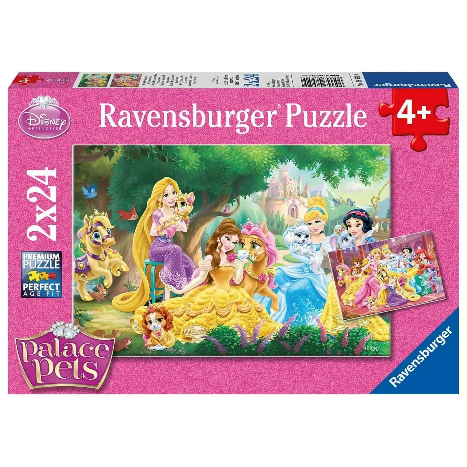 Ravensburger - Best Friends Of The Princess Jigsaw Puzzle 2x24 Pieces