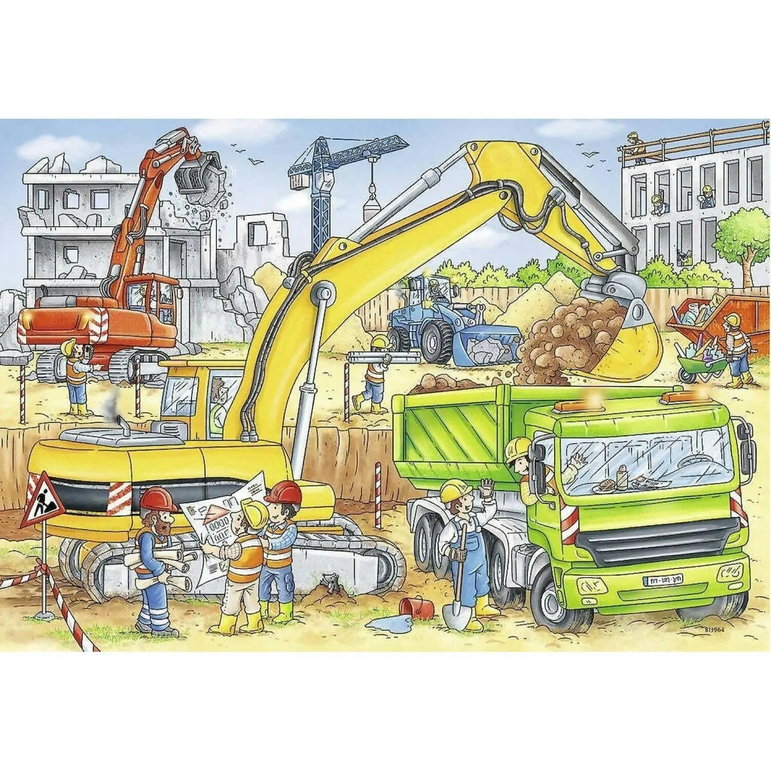 Ravensburger - Hard At Work Jigsaw Puzzle 2x24 Pieces