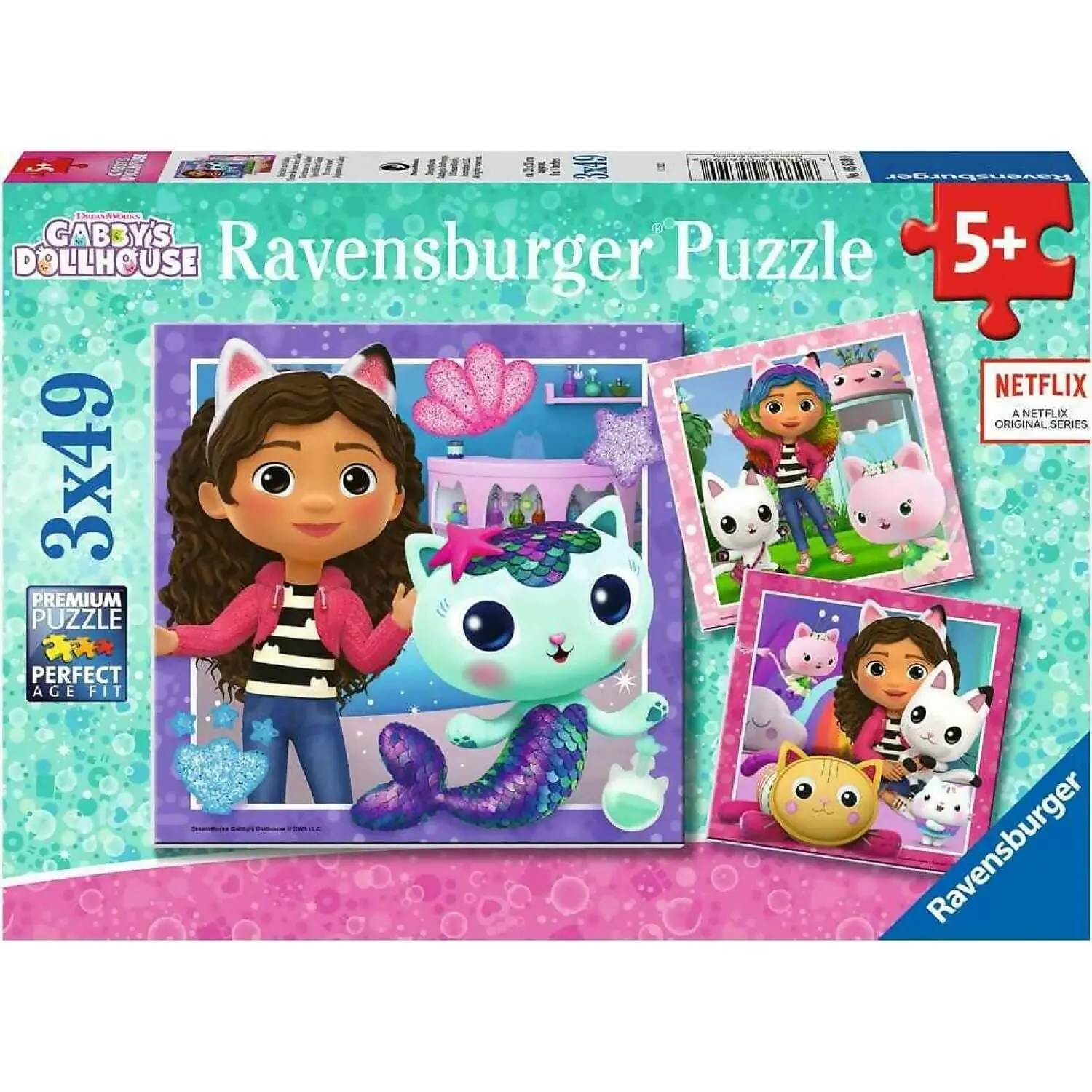 Ravensburger - Gabby's Dollhouse Jigsaw Puzzle 3 X 49pc