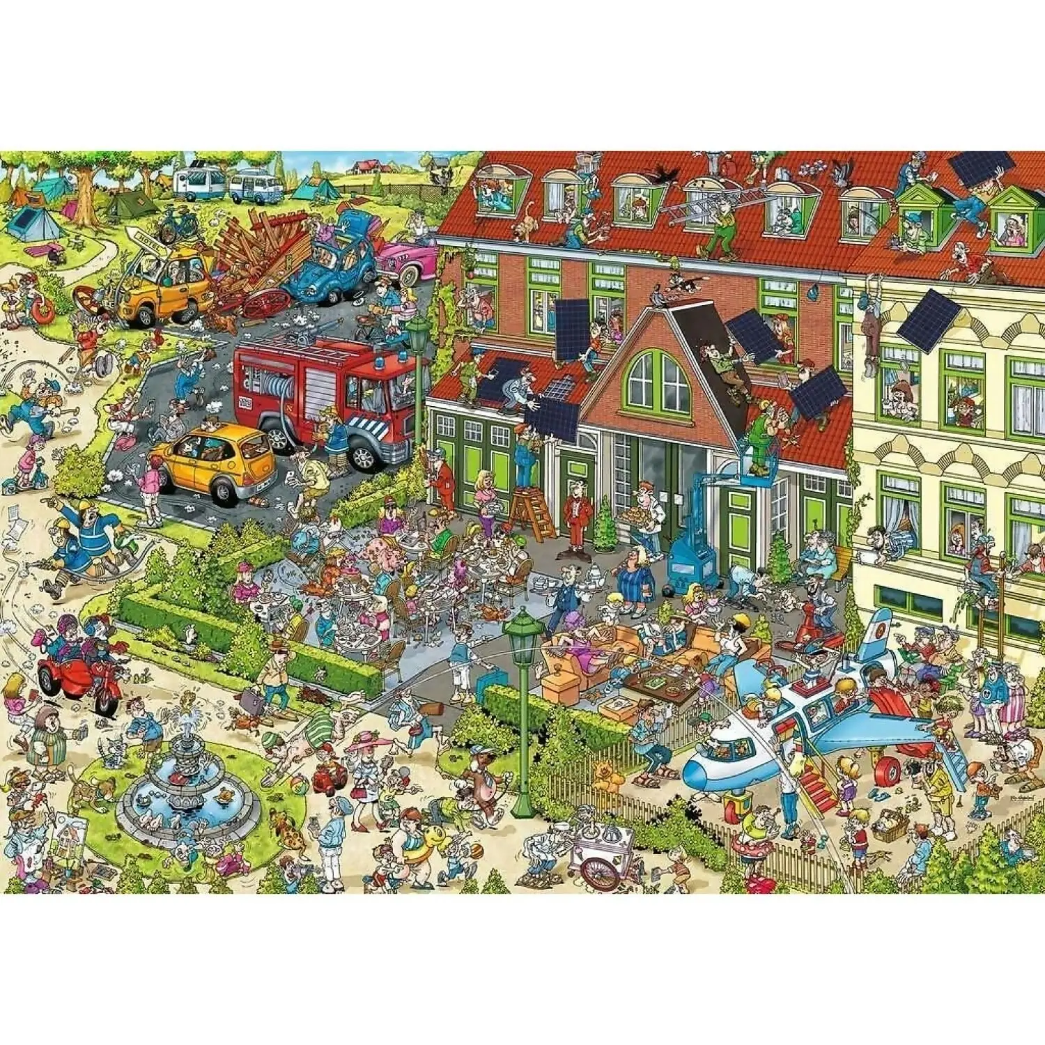 Ravensburger - Ray's Comic Series: Holiday Resort 2 The Hotel Jigsaw Puzzle 1000 Pieces