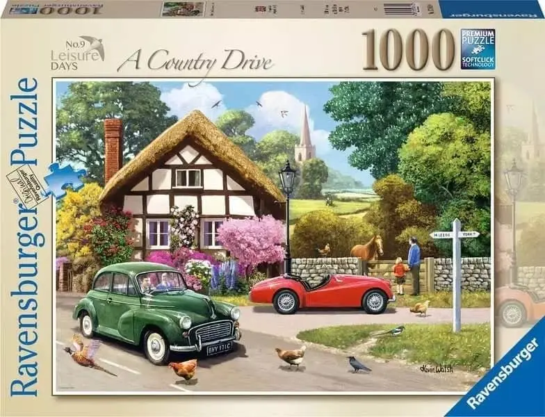 Ravensburger - Leisure Days No.9 A Country Drive Jigsaw Puzzle 1000 Pieces