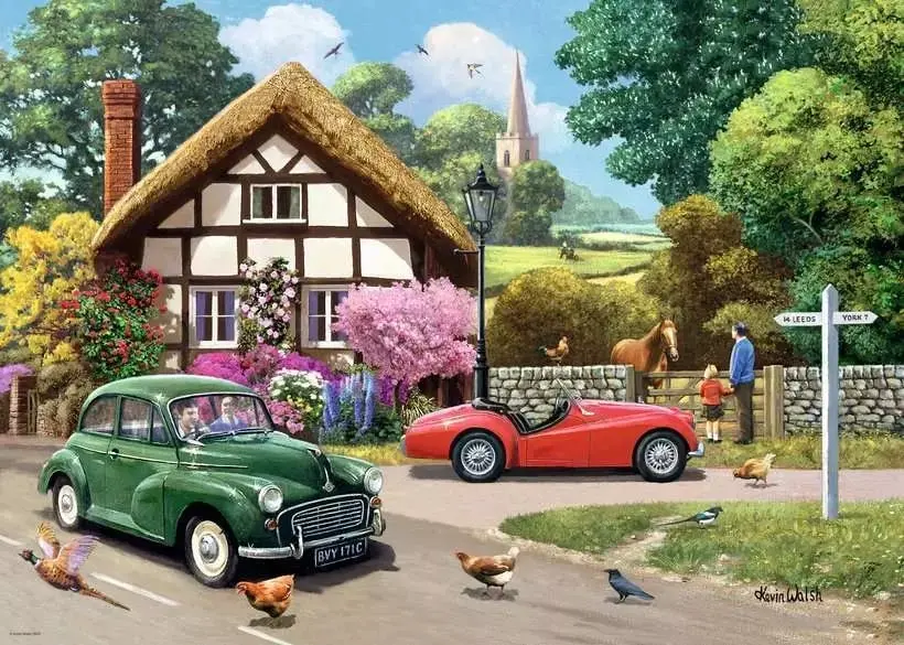 Ravensburger - Leisure Days No.9 A Country Drive Jigsaw Puzzle 1000 Pieces