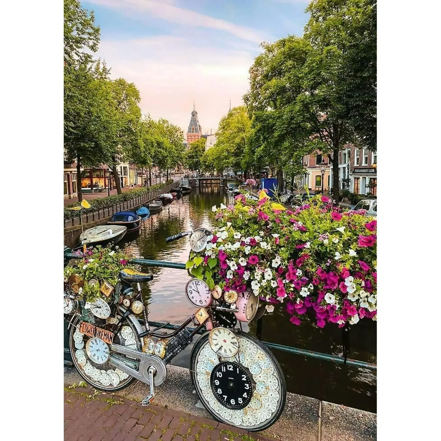 Ravensburger - Bicycle And Flowers In Amsterdam Jigsaw Puzzle 1000 Pieces