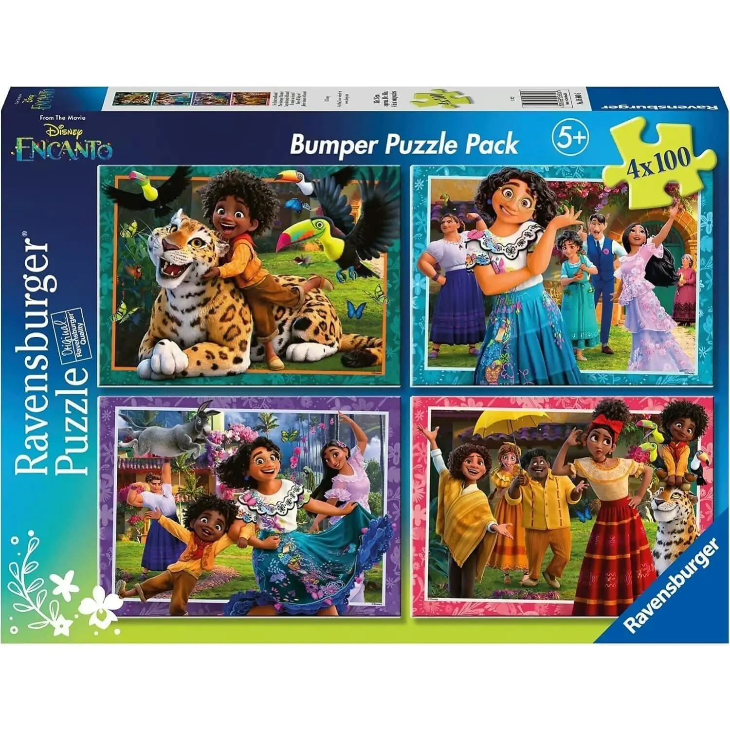 Ravensburger - Disney Encanto Bumper Pack Jigsaw Puzzle 4 X 100 Pieces