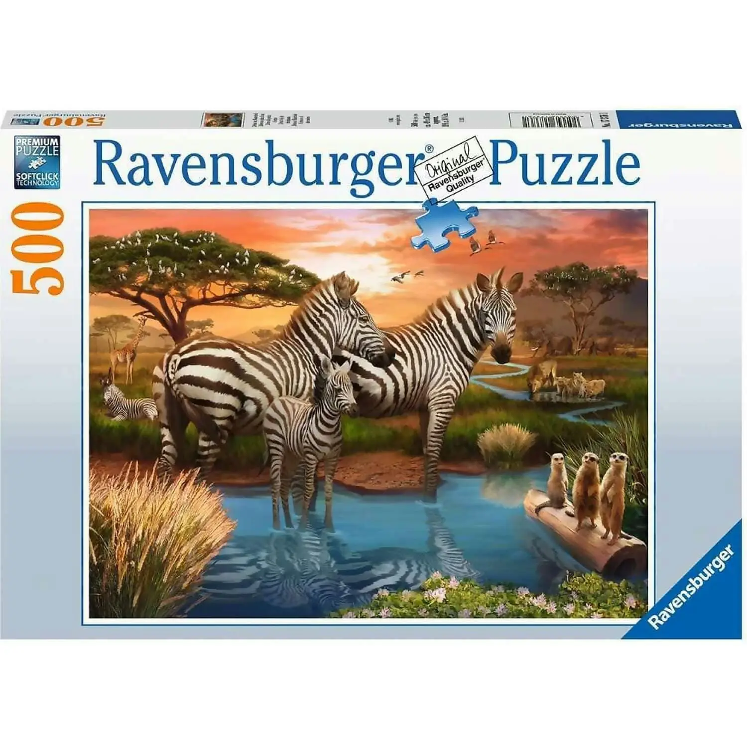 Ravensburger - Zebra Jigsaw Puzzle 500 Pieces