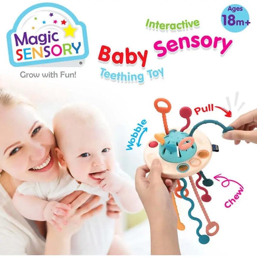 MAGIC SENSORY - UFO Interactive Baby Sensory Teething Toy