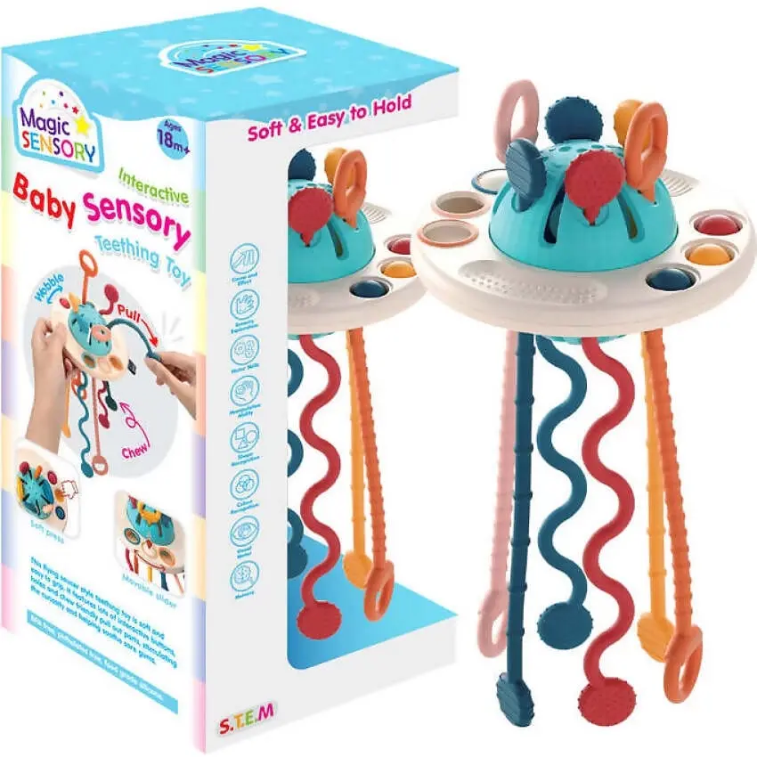 MAGIC SENSORY - UFO Interactive Baby Sensory Teething Toy