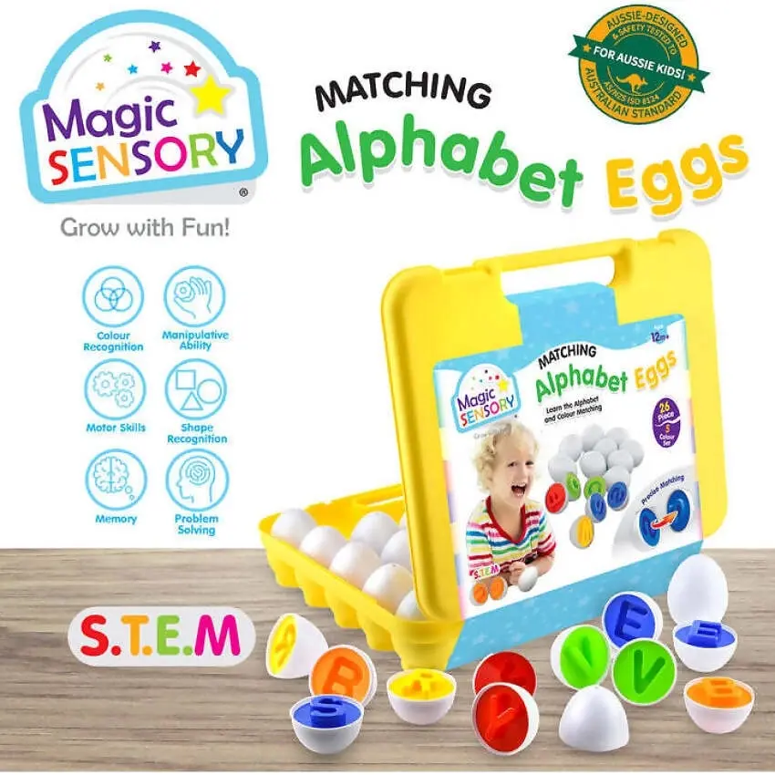 Magic Sensory - Matching Alphabet Eggs