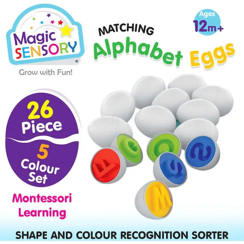 Magic Sensory - Matching Alphabet Eggs