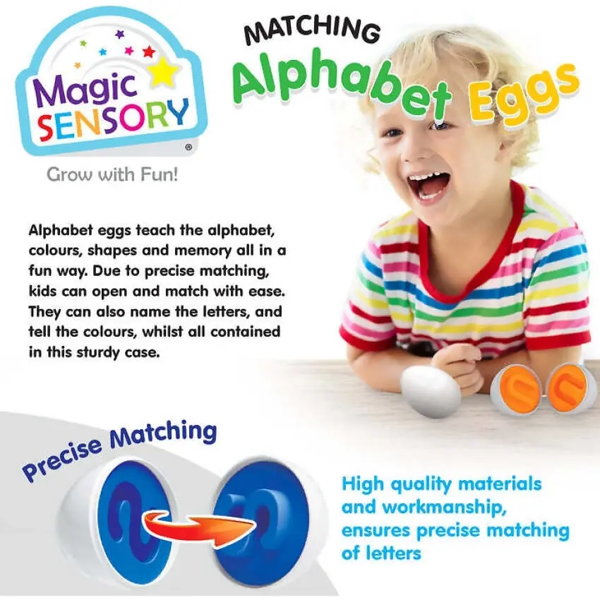 Magic Sensory - Matching Alphabet Eggs