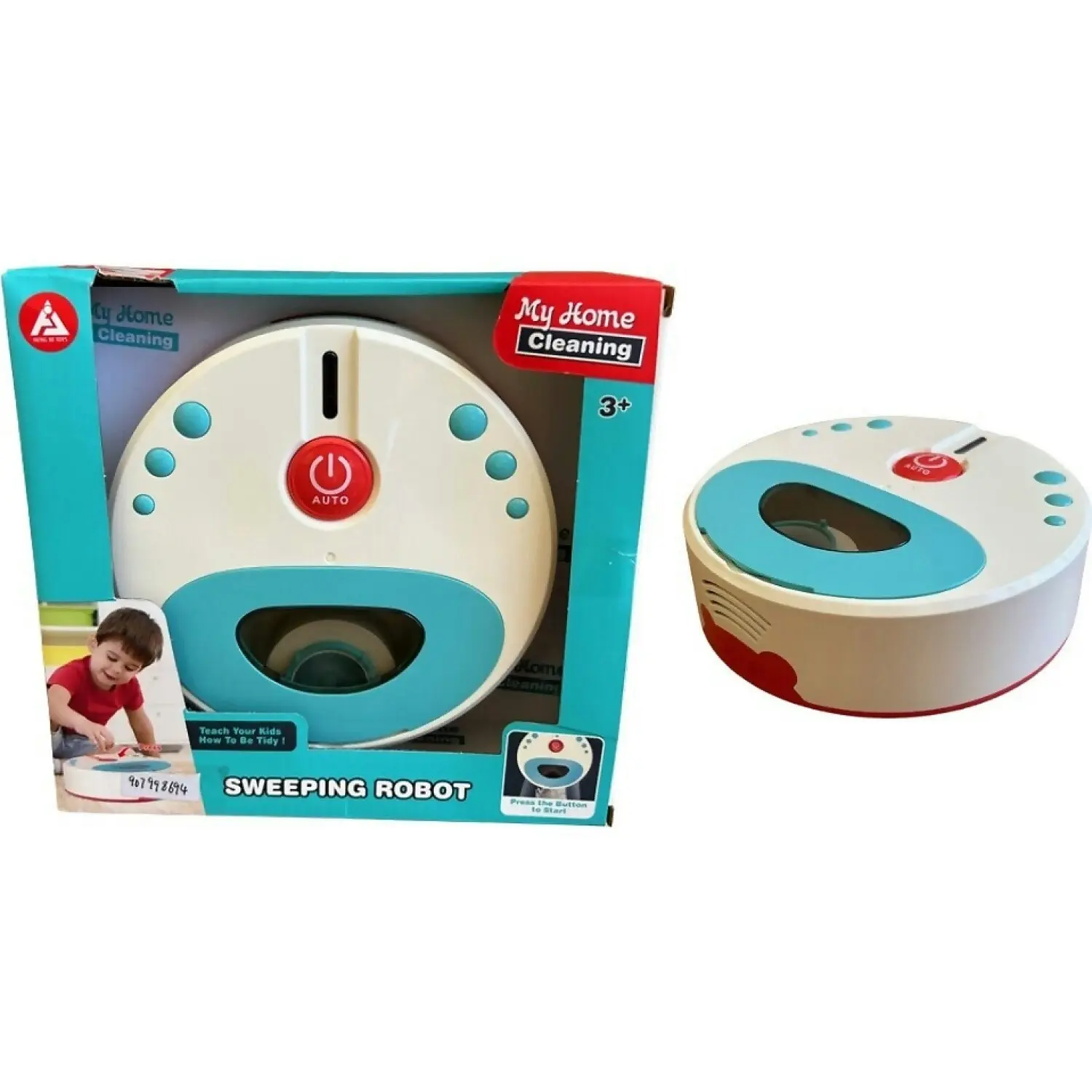 RP Dean - Toy Robot Vacuum Battery Operated