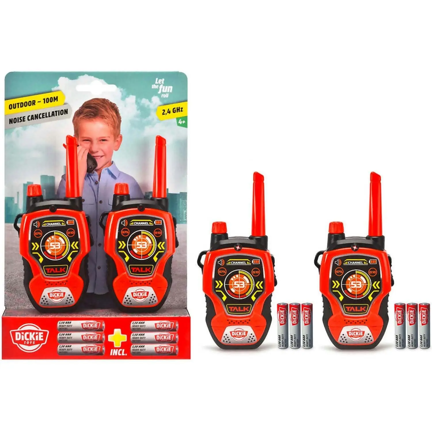 Dickie Toys - Walkie Talkie Red