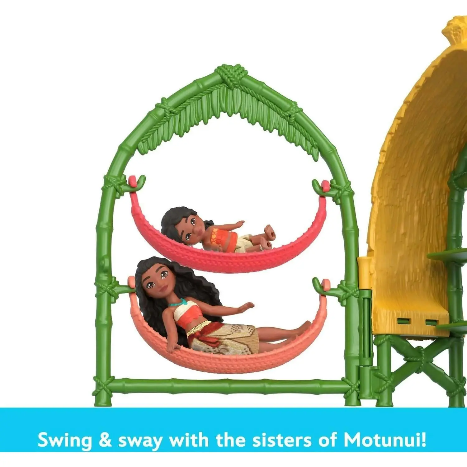 Disney - Moana 2 Toys Moana & Simea Village Home Playset