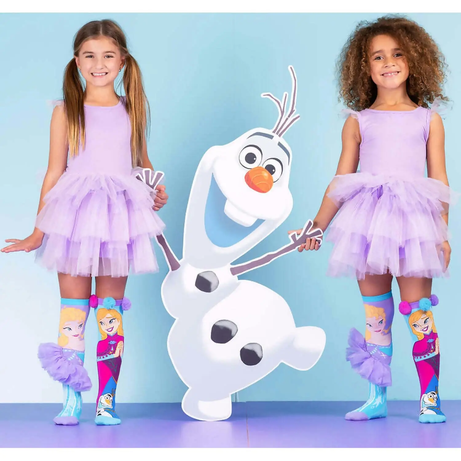 MADMIA - Elsa & Anna Socks Kids & Adults Age 6y+