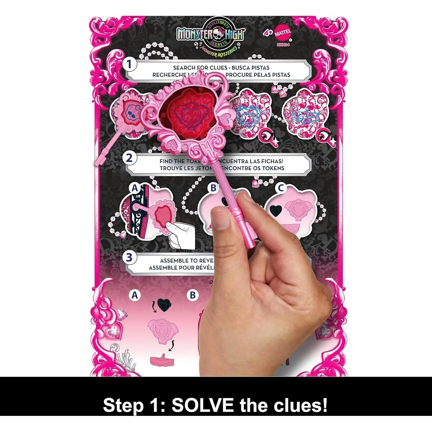 Monster High - Skulltimate Secrets Monster Mysteries Playset Draculaura Doll With 19+ Surprises - Mattel