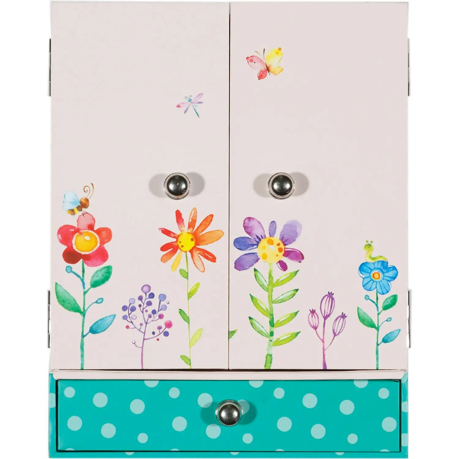 Champion - Music Jewellery Box Floral Wardrobe