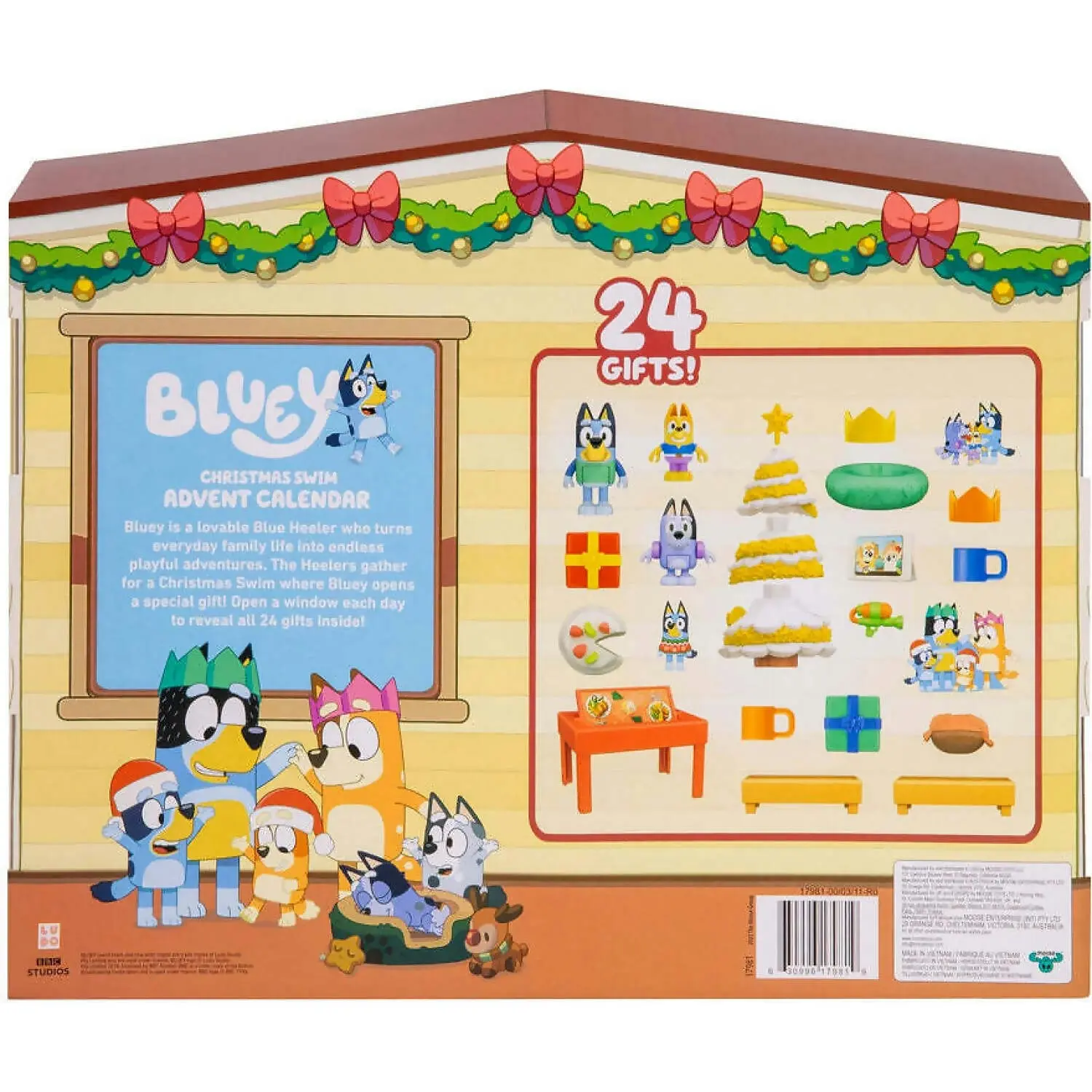 Bluey - Series 11 Christmas Swim Advent Calendar 2024 Xmas