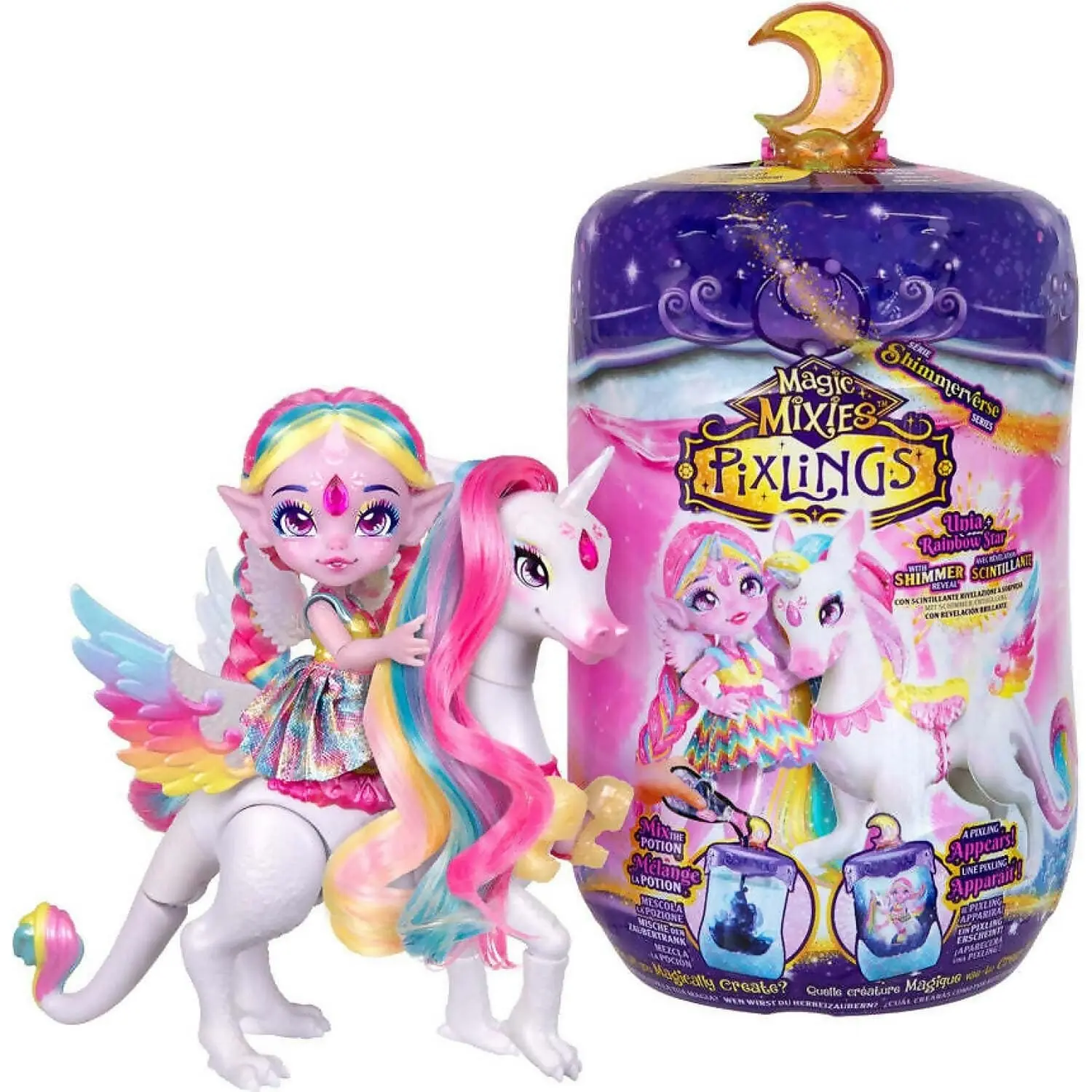 Magic Mixies - Pixlings S2 Unia & Rainbow Star Pack