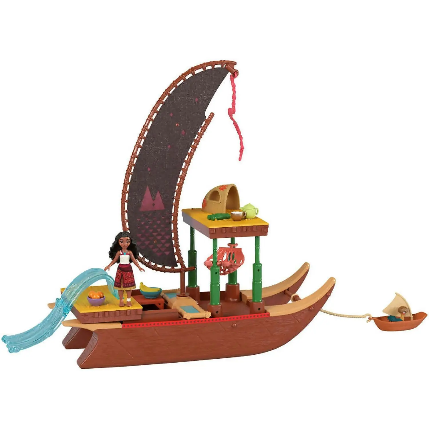 Disney Moana 2 - Moana's Adventure Canoe Playset - Mattel