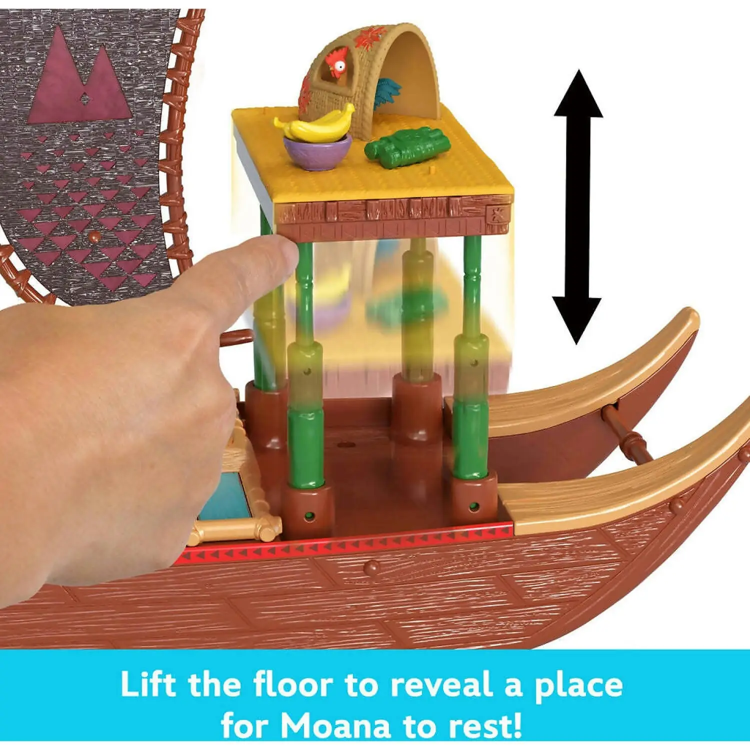 Disney Moana 2 - Moana's Adventure Canoe Playset - Mattel