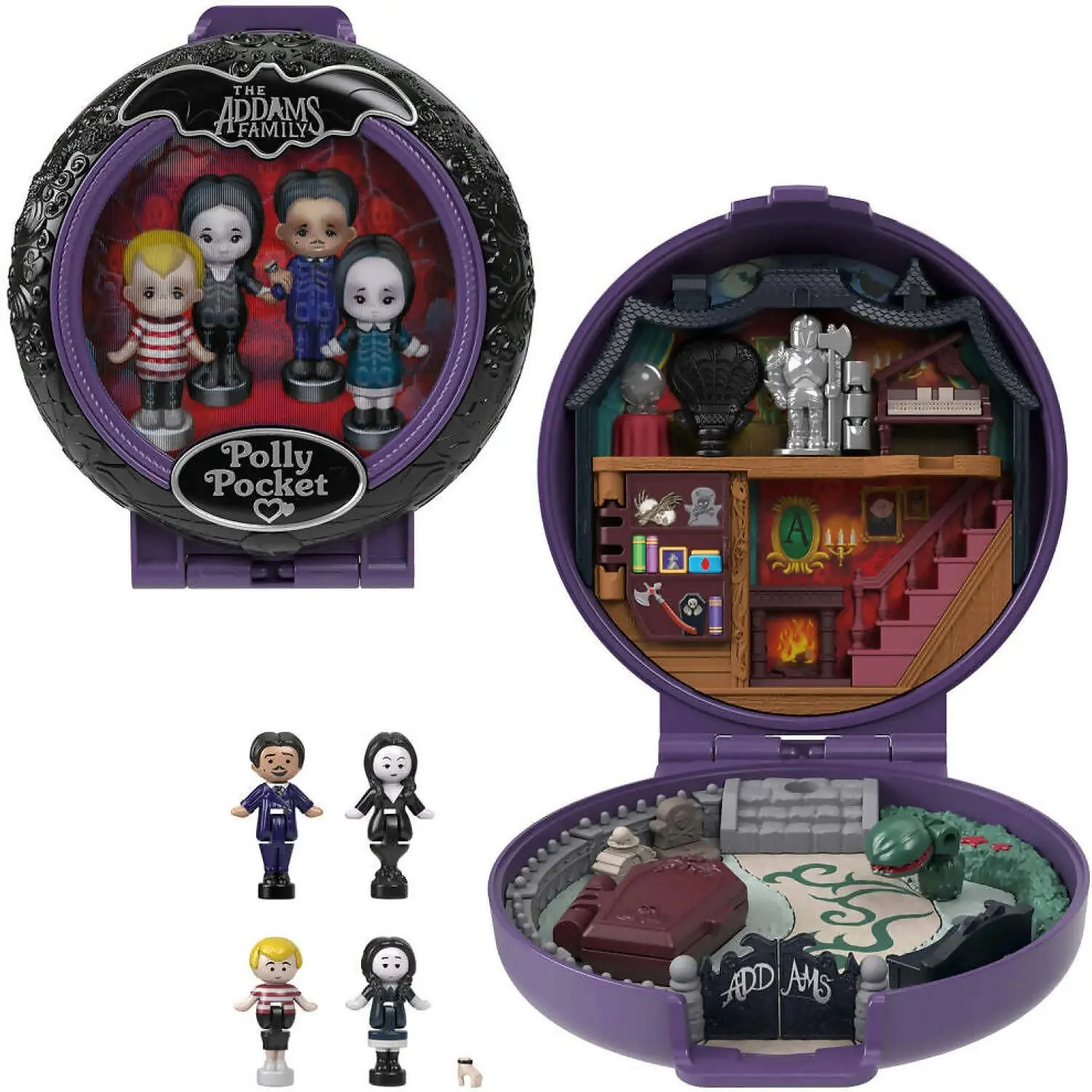 Polly Pocket - Collector The Addams Family Compact Set - Mattel