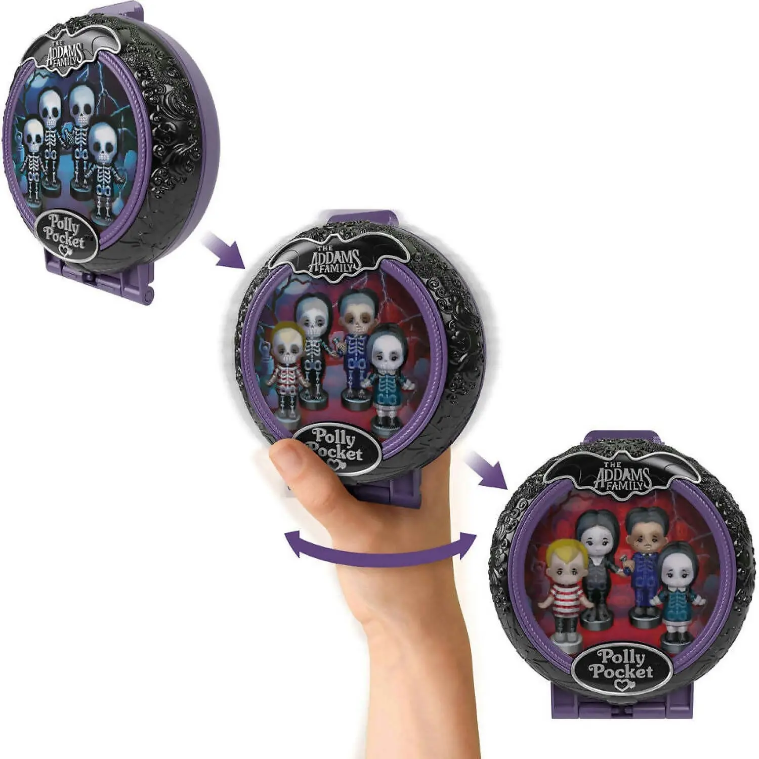 Polly Pocket - Collector The Addams Family Compact Set - Mattel