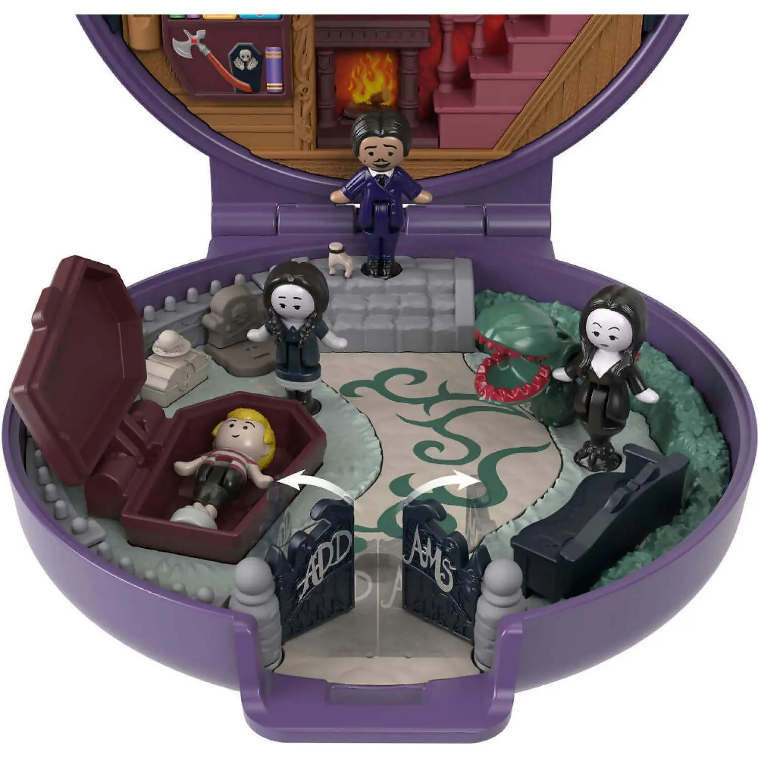 Polly Pocket - Collector The Addams Family Compact Set - Mattel