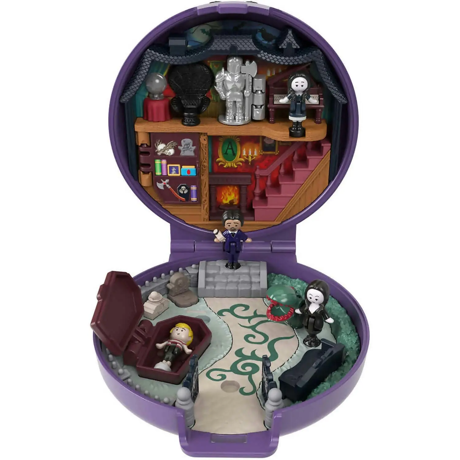 Polly Pocket - Collector The Addams Family Compact Set - Mattel