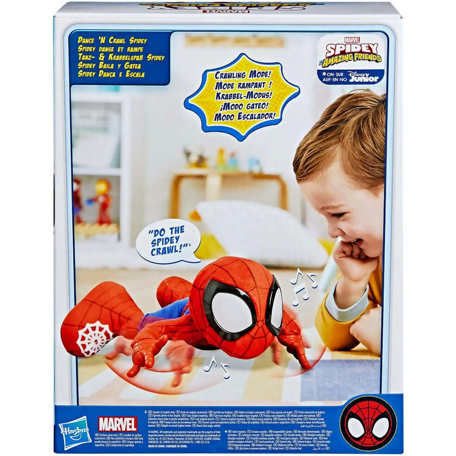 Marvel - Spidey And His Amazing Friends Dance N Crawl Spidey - Mattel