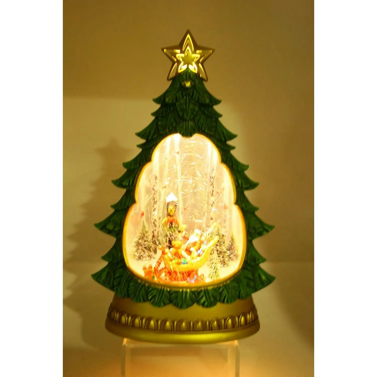 Cotton Candy - Xmas Lantern Sleigh In Christmas Tree 32cm