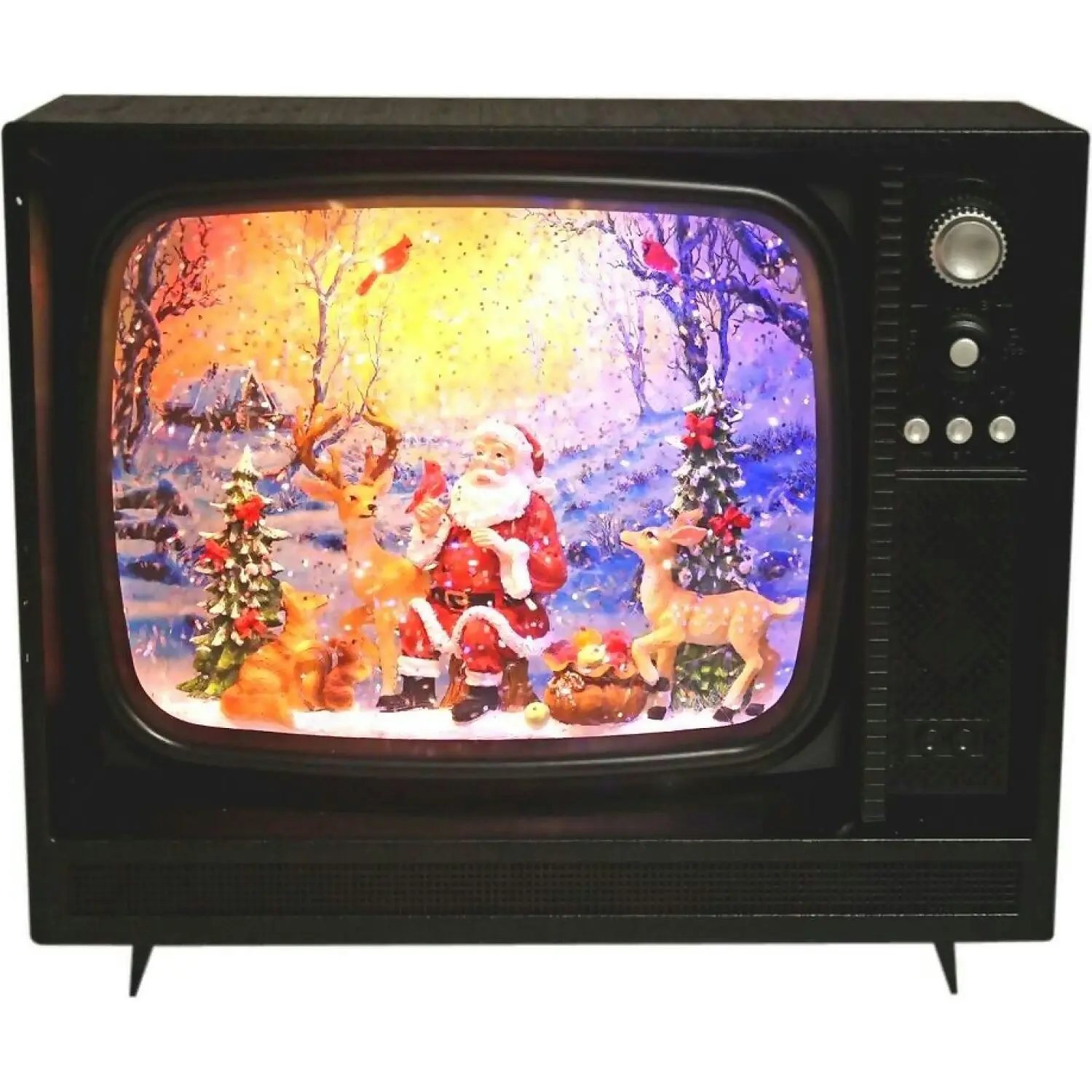 Cotton Candy - Xmas Lantern Black TV Plays Night B4 Xmas Story With Sound