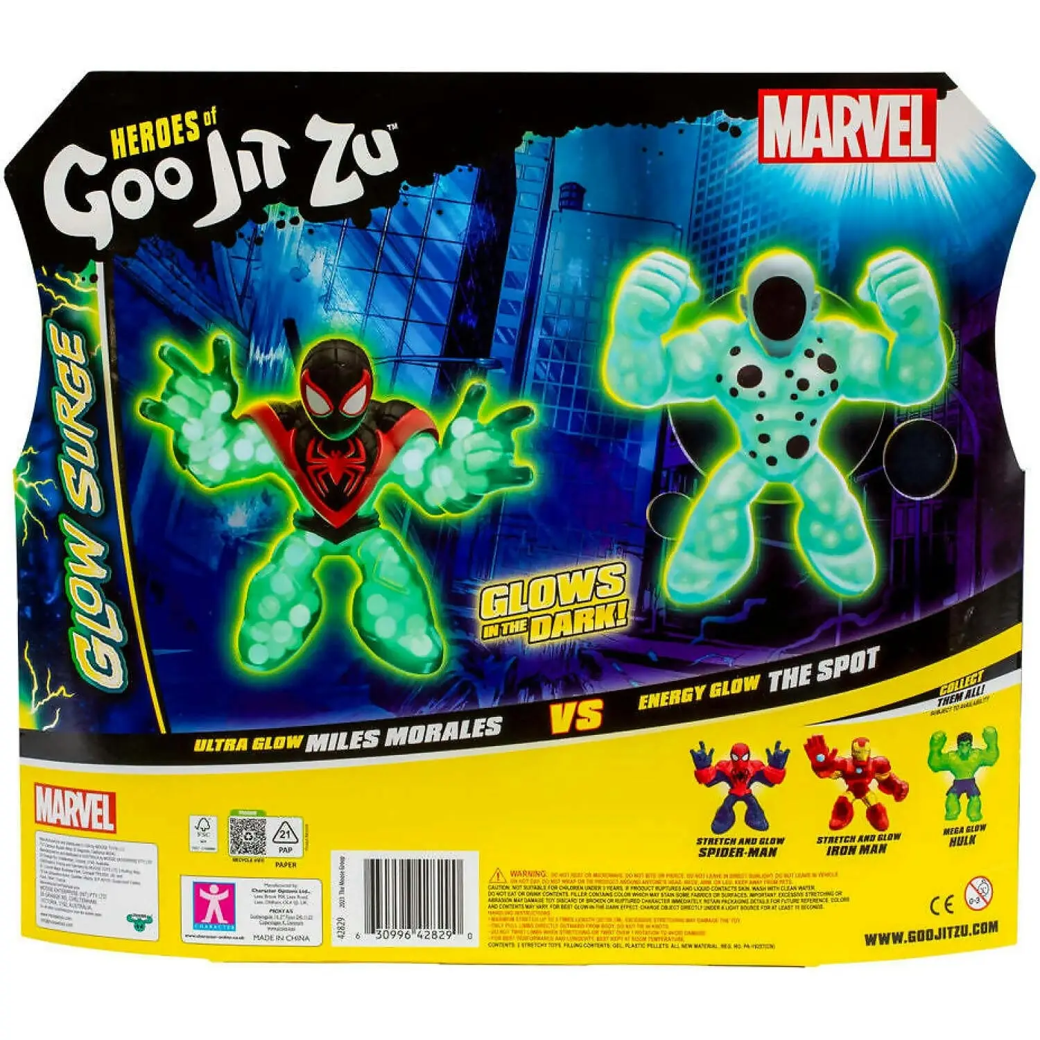 Heroes Of Goo Jit Zu - Marvel S9 Vs Pack Miles Morales Vs The Spot