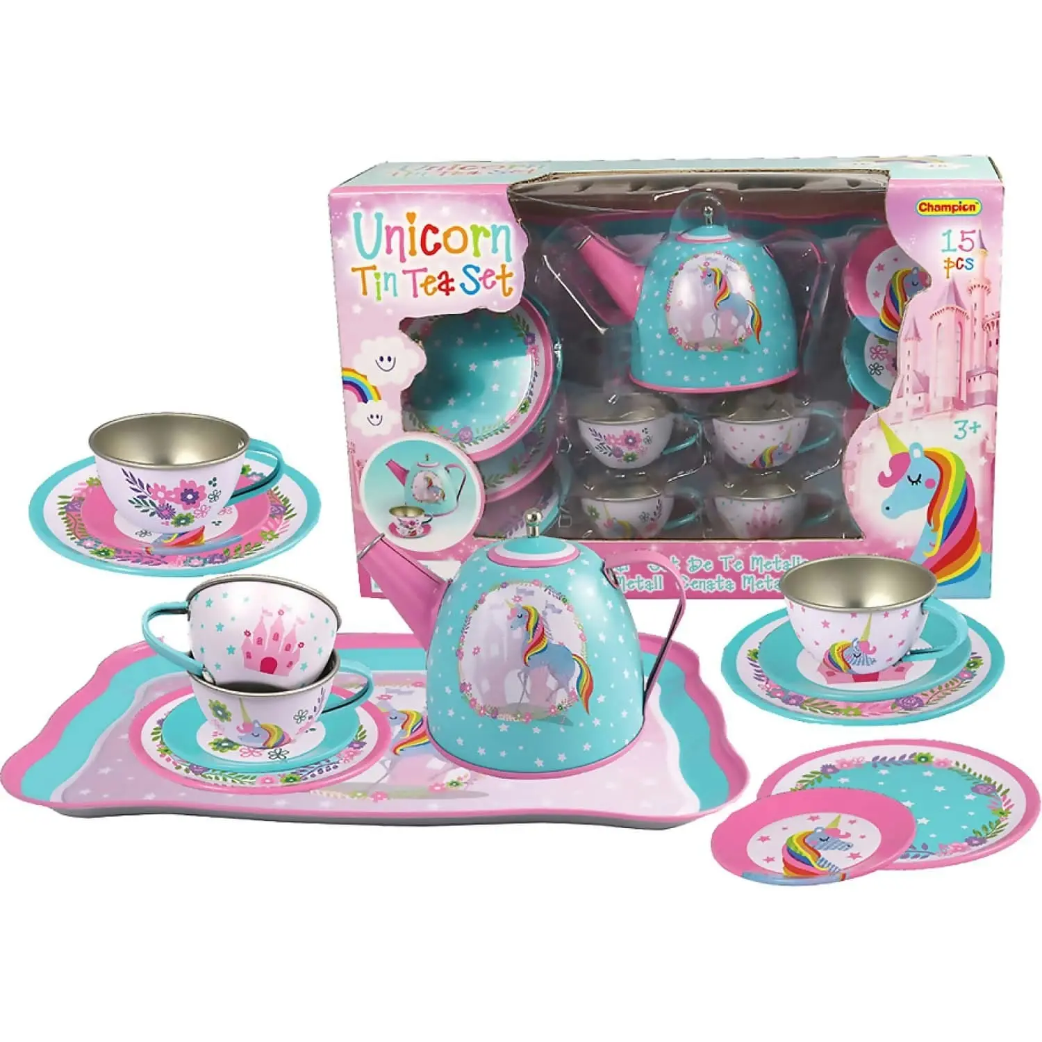 Champion - Unicorn Tin Tea Set 15pc